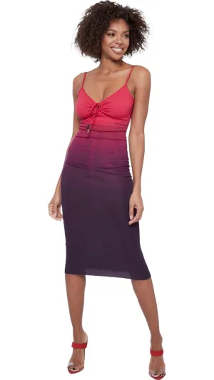 Tie Front Rib Dress