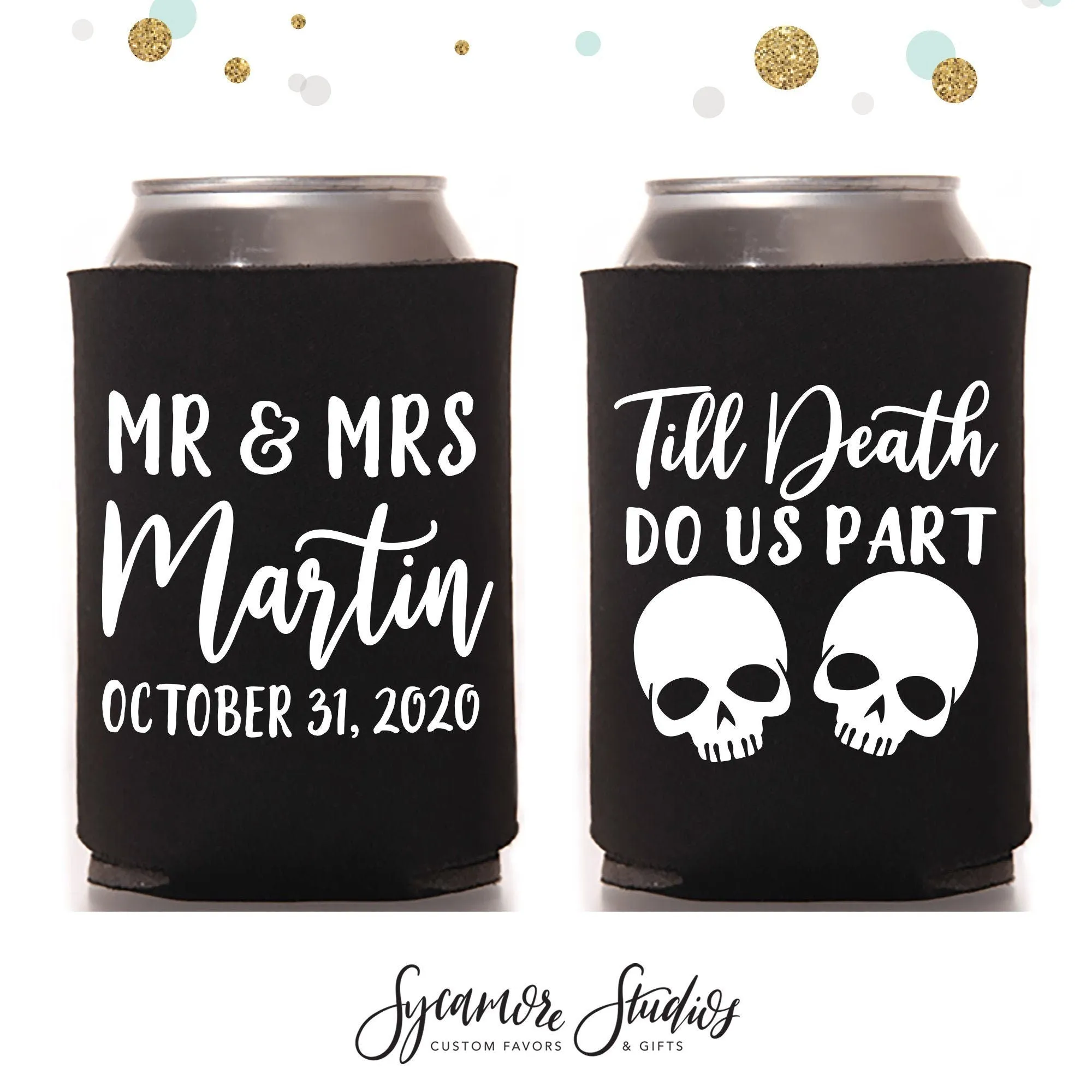 Till Death Do Us Part - Wedding Can Cooler #175R