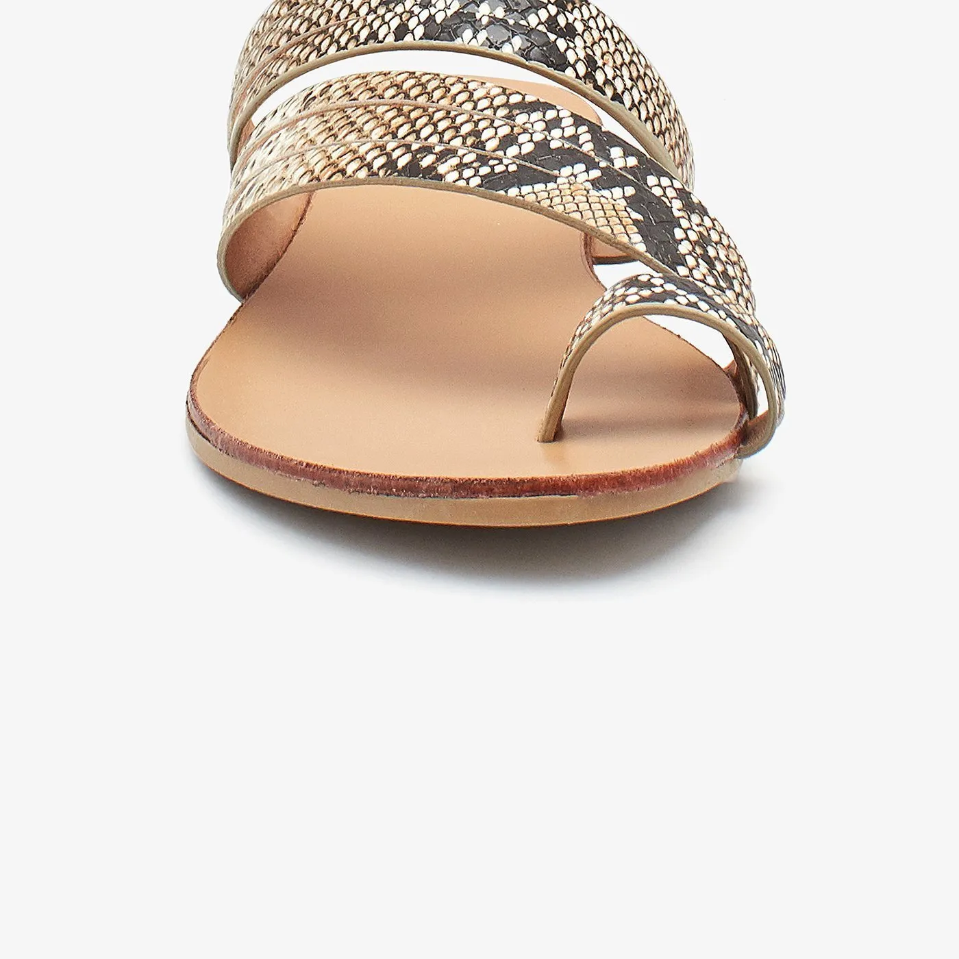 Toe Ring Multi Strap Ladies Chappal