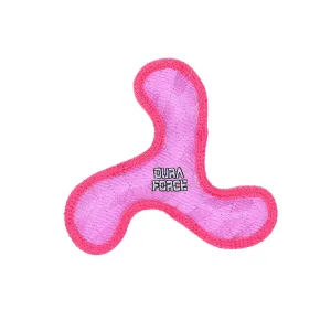 Tuffy Dog Toys - VIP Products - DuraForce Jr Boomerang - Pink, Durable, Squeaky Dog Toy