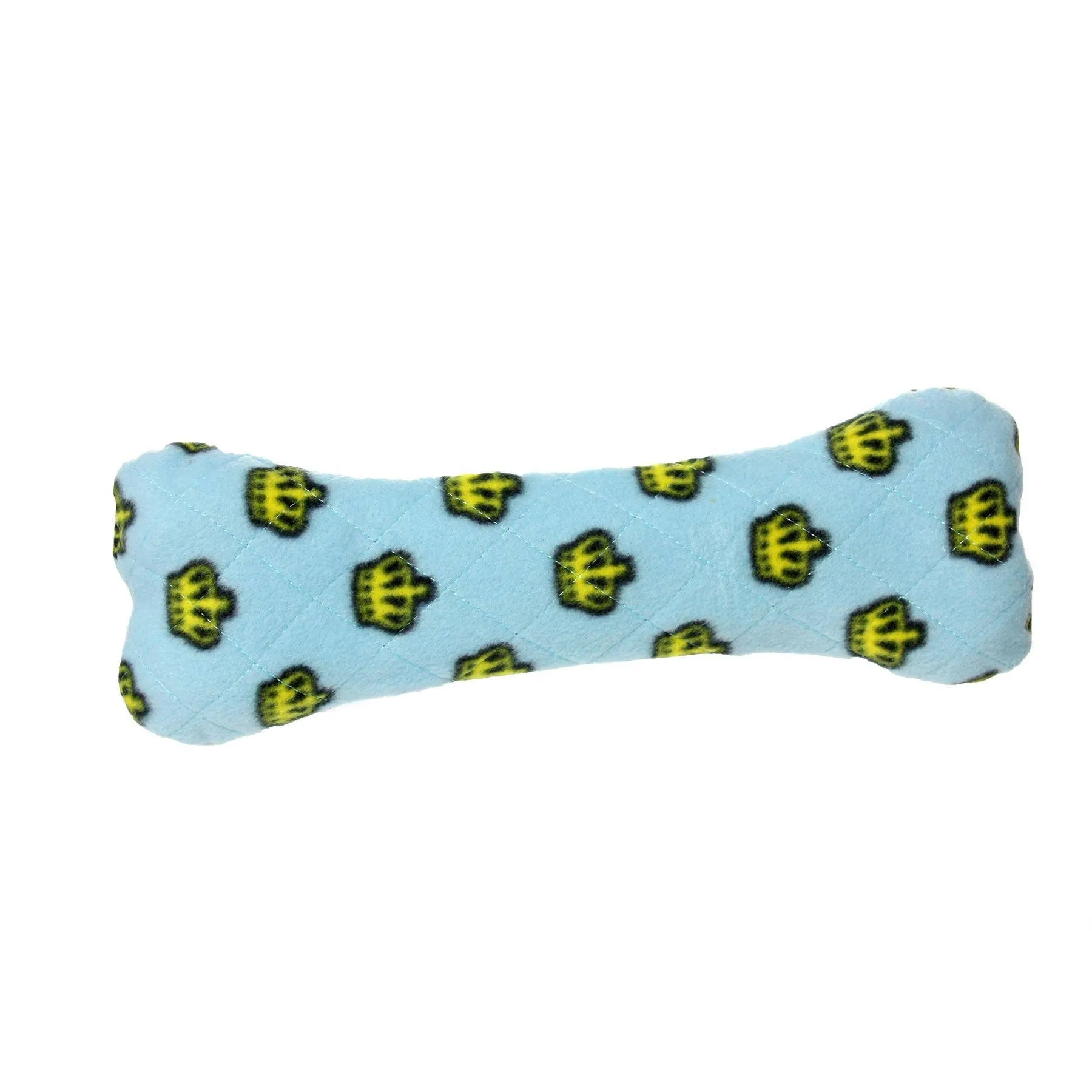 Tuffy Dog Toys - VIP Products - Mighty Bone - Blue, Durable, Squeaky Dog Toy, No Stuffing