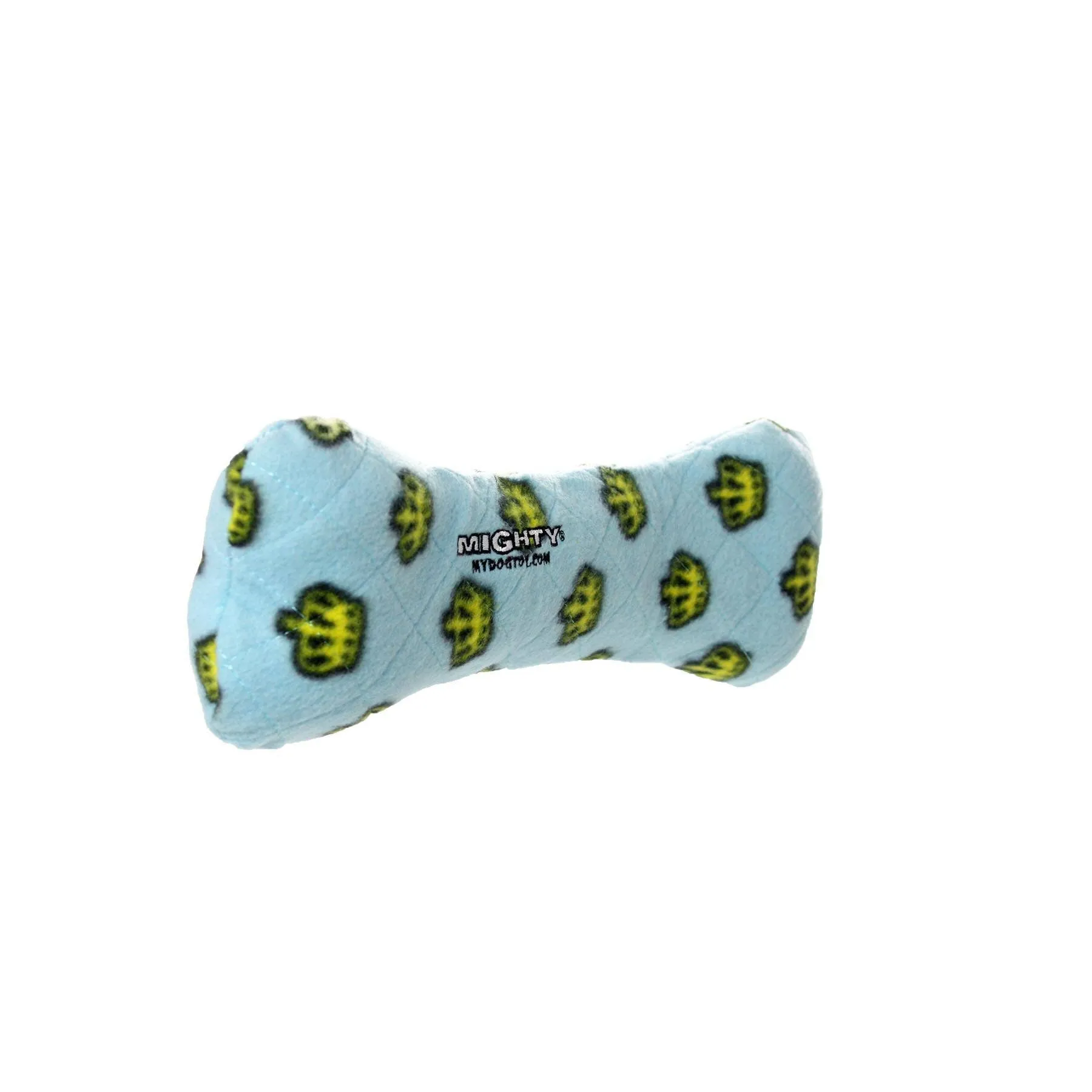 Tuffy Dog Toys - VIP Products - Mighty Bone - Blue, Durable, Squeaky Dog Toy, No Stuffing
