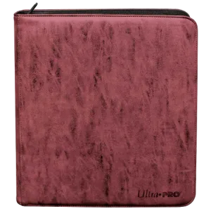 ULTRA PRO BINDER - Deck Builder's Premium Suede PRO Binder- Ruby