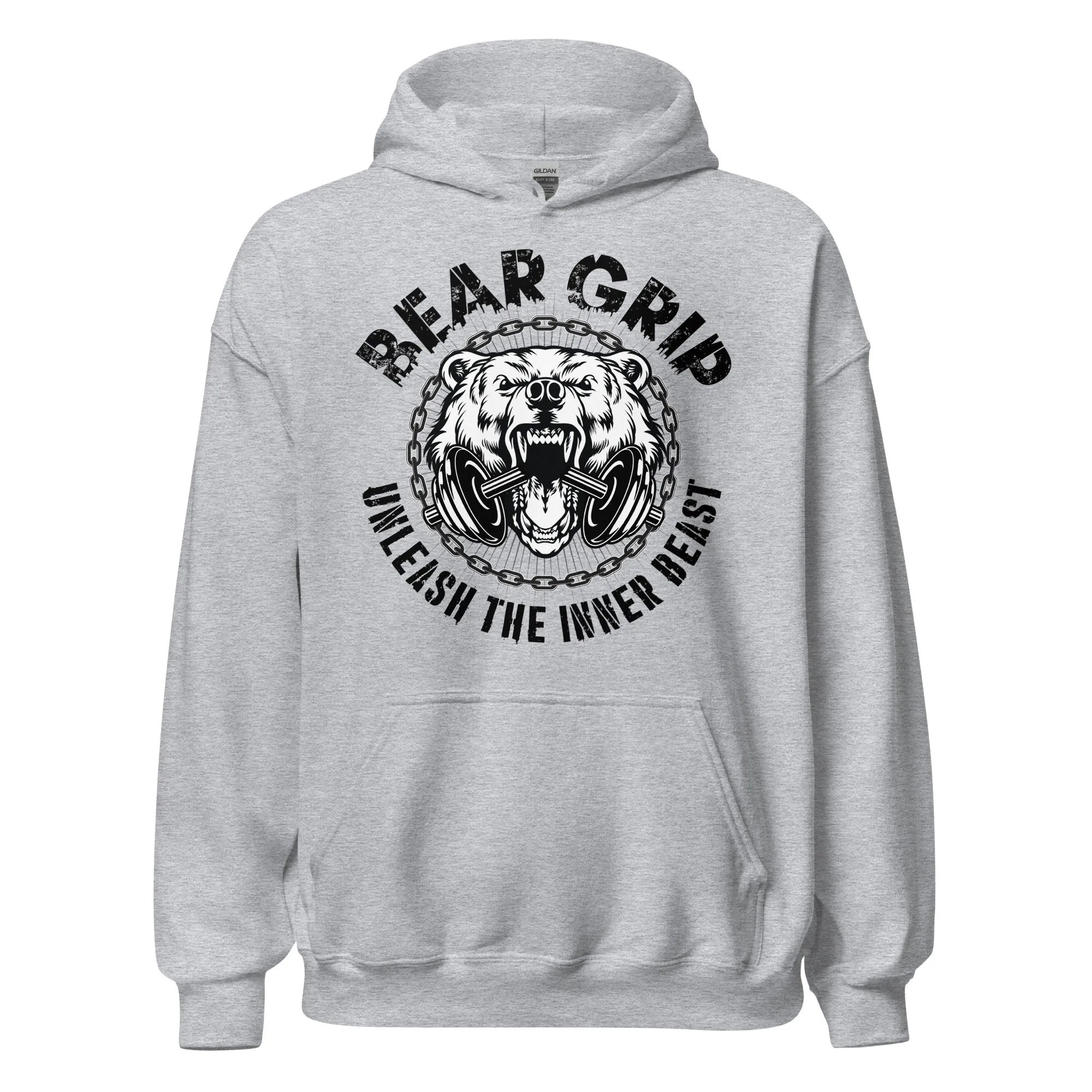 Unisex Hoodie (Barbell Crunch)