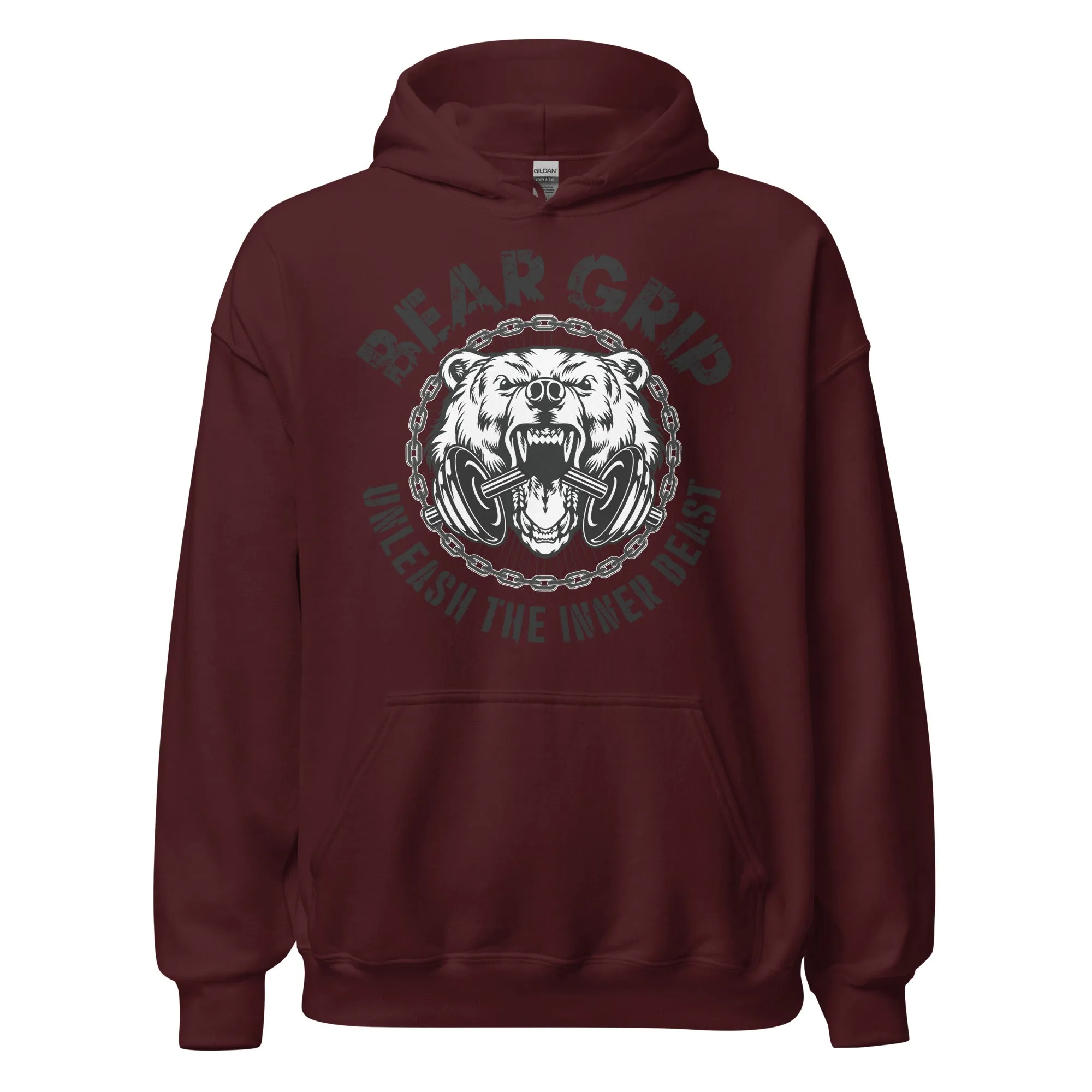 Unisex Hoodie (Barbell Crunch)