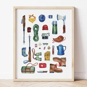 Vintage Camping Essentials