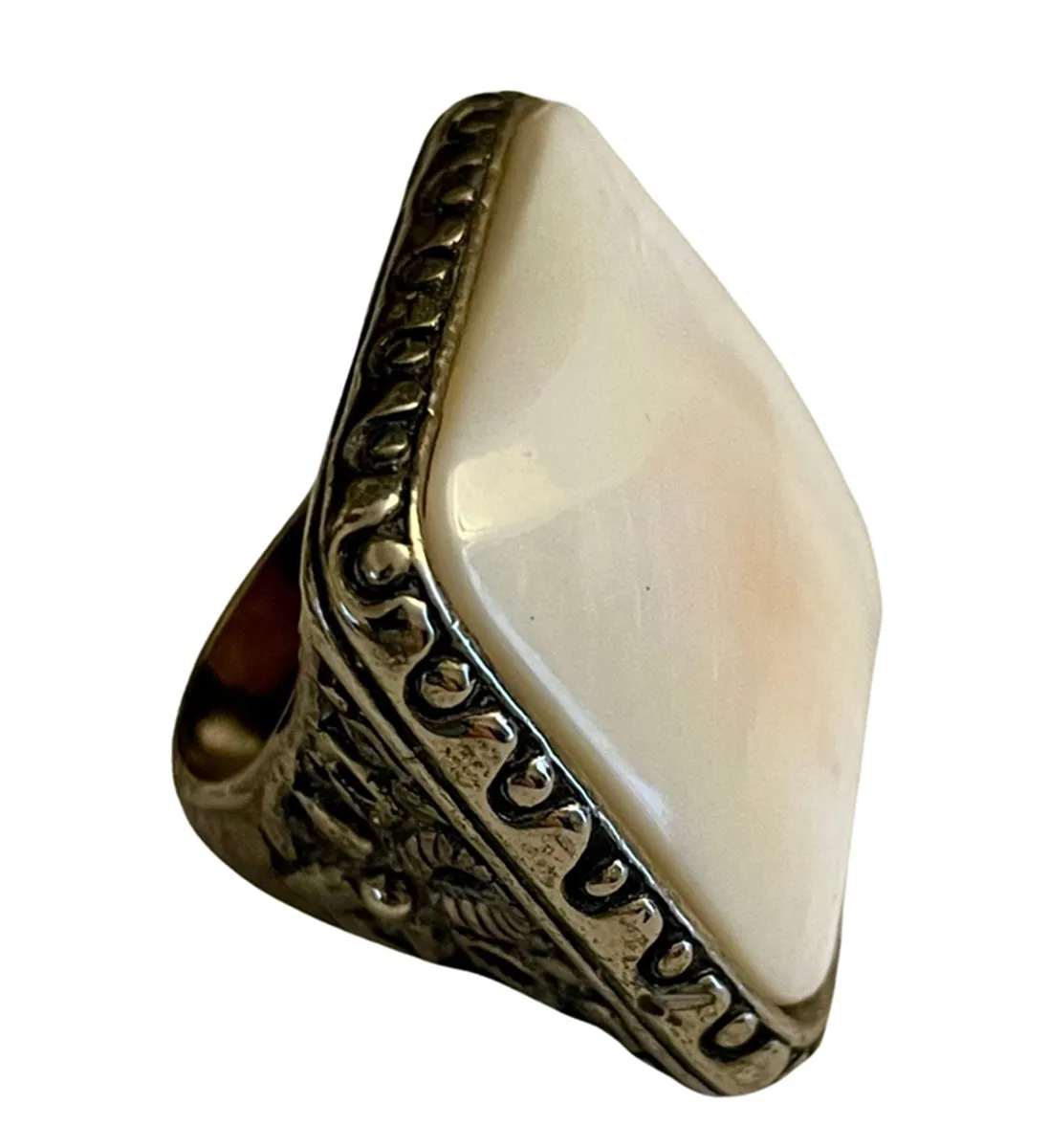 White Turquoise Ring