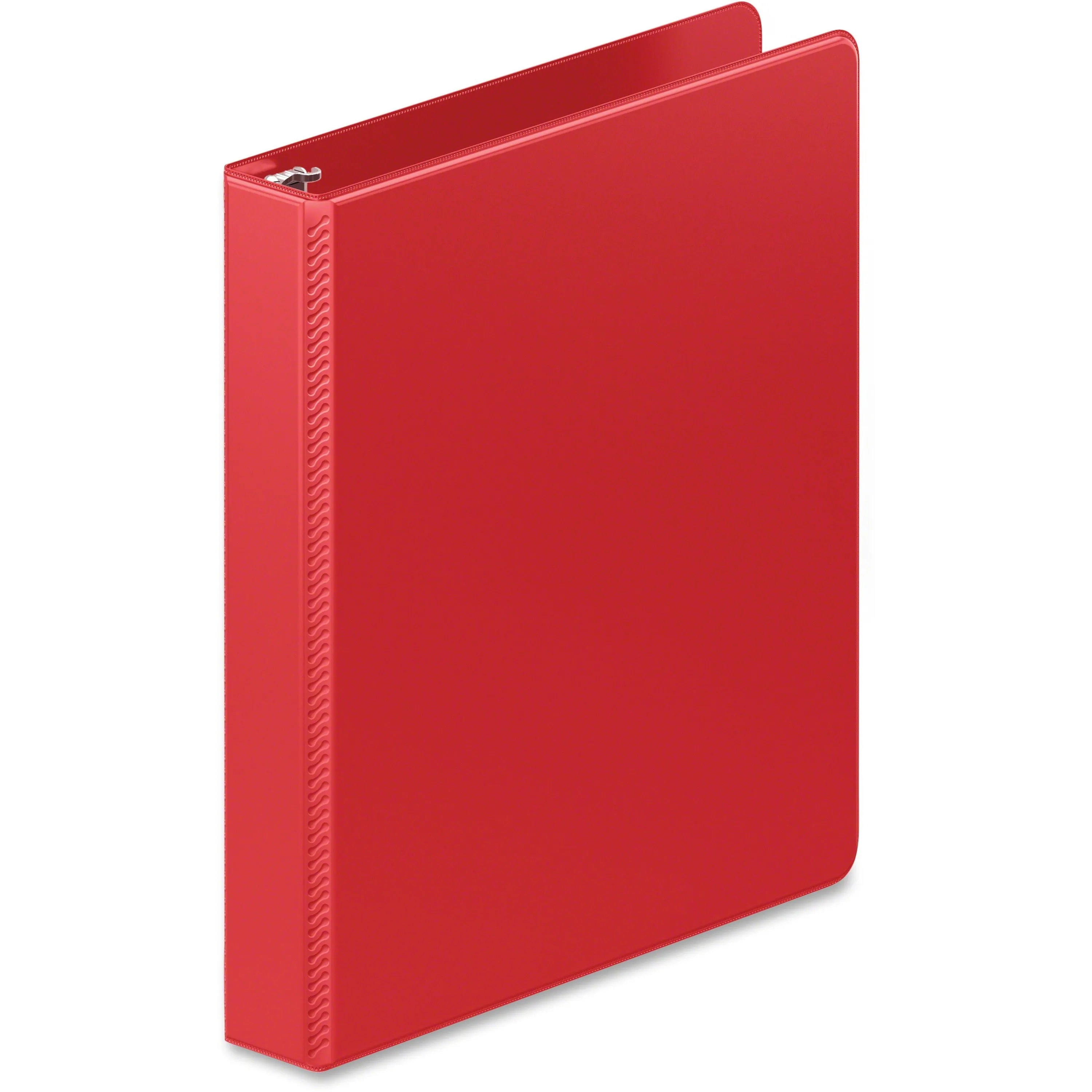 Wilson Jones® Heavy Duty D-Ring Binder with Extra Durable Hinge, 1", Red