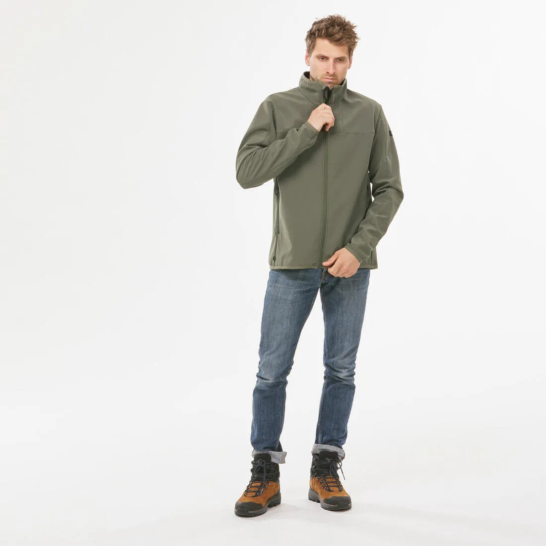 Windbreaker jacket -  softshell - warm  - MT100 WINDWARM - men's