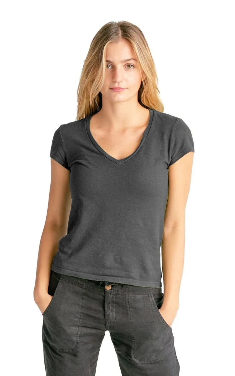 Women's V-neck Hemp T-shirt