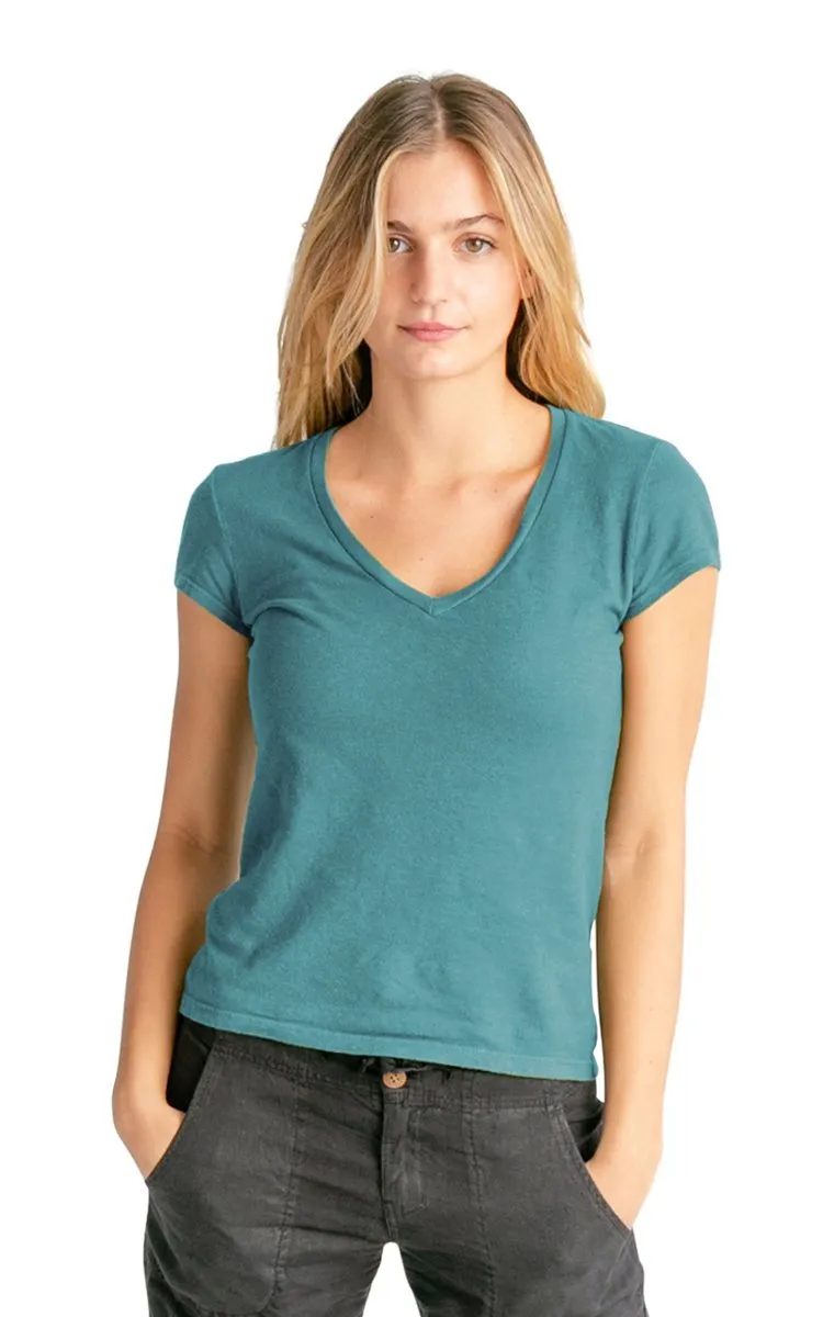Women's V-neck Hemp T-shirt